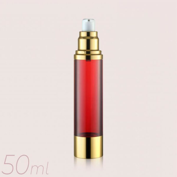 Airless Pump Bottle Red Set 50ml PW-202202E