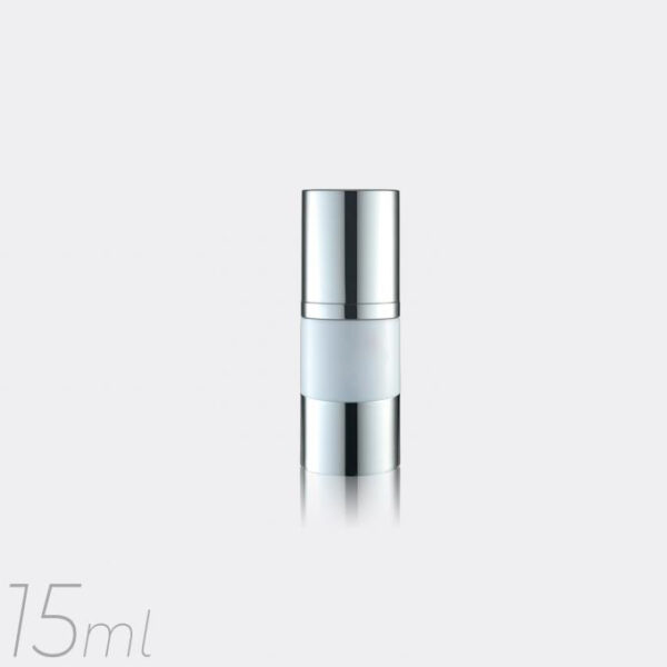 Airless Pump Bottle Silver Set 15ml PW-202202C