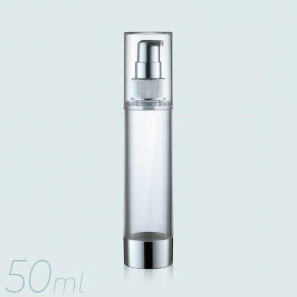 Airless Pump Bottle Silver Set 50ml PW-202202D