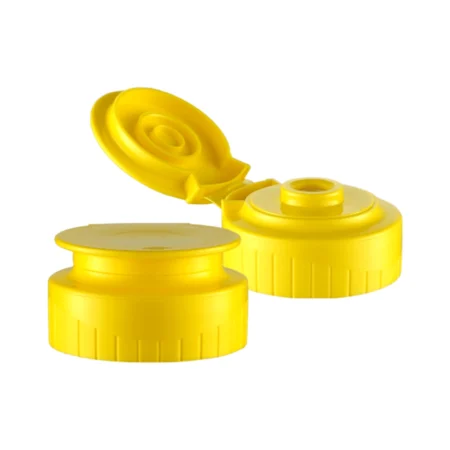 Flip top cap Yellow PW-643808