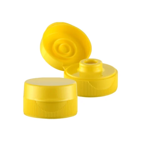 Flip top cap Yellow PW-643301