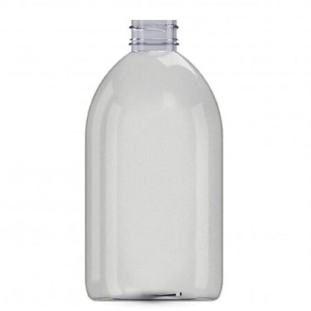 PET-Flasche-für-Kosmetik transparent 500ml PW-403352