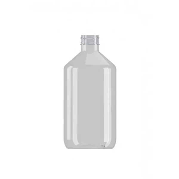 Flaske-i-pet-til-rengøring-transparent 500ml