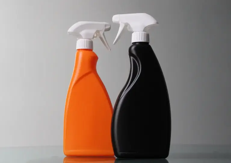 Black and orange spray bottle